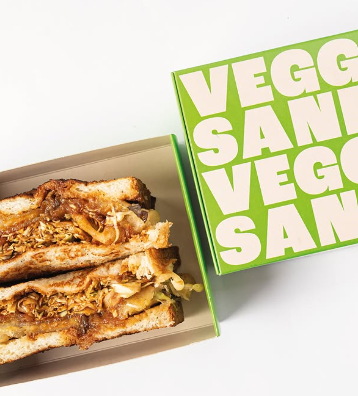 Caixa personalizada Veggie Sandwich