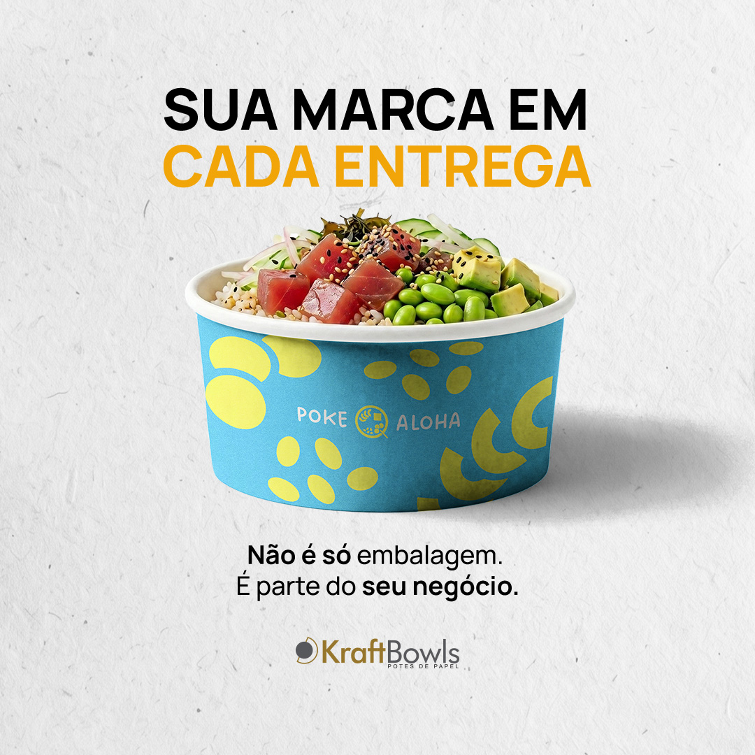 Campanha Upbranding Kraft Bowls: sua marca em cada entrega